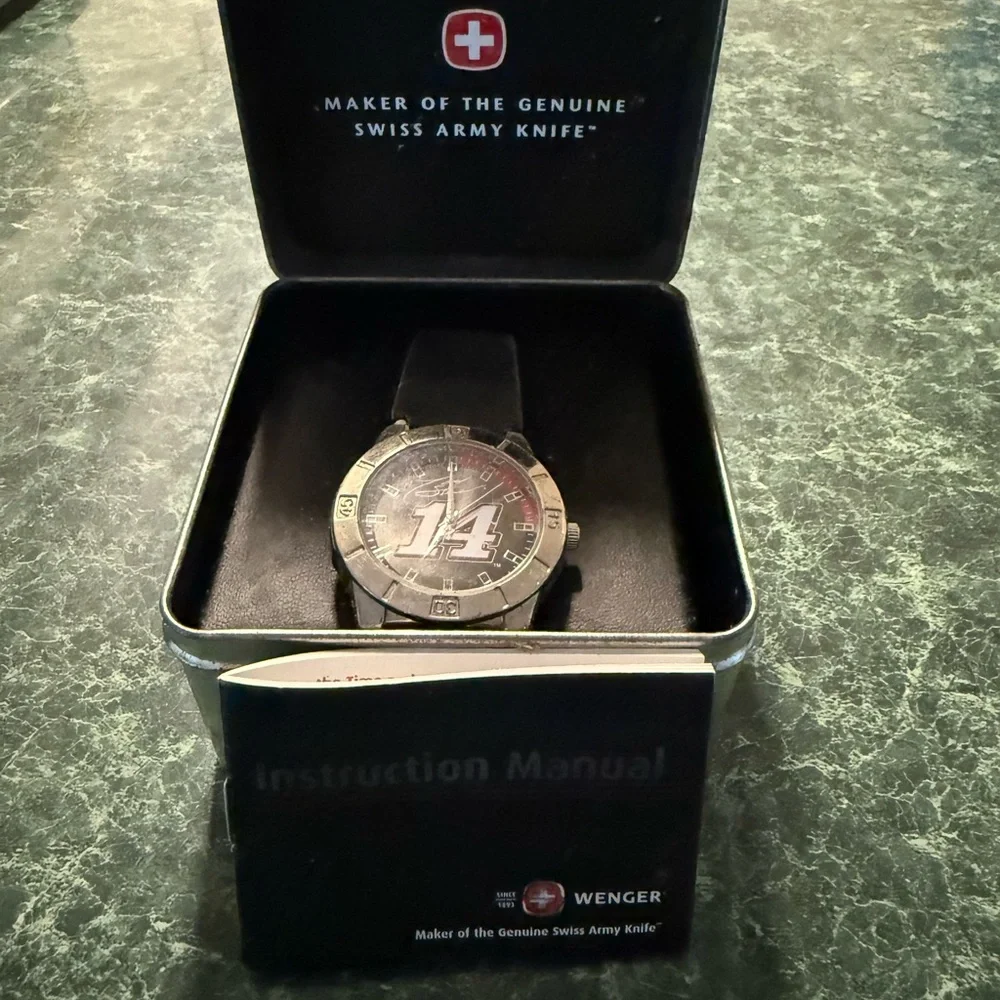 Wenger Black and Silver Timepiece